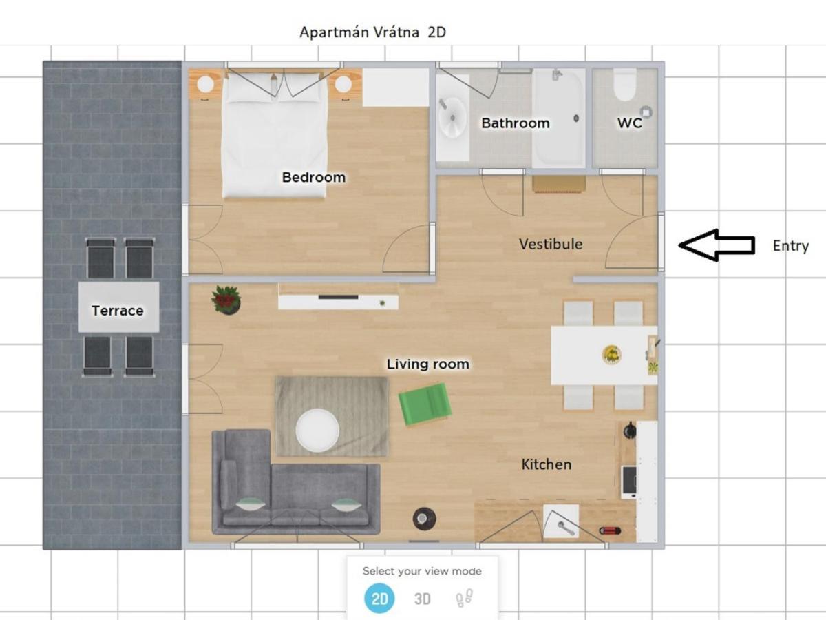 Apartmán Vrátna Terchová Exteriér fotografie